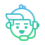 Person icon representing Odoo support and maintenance